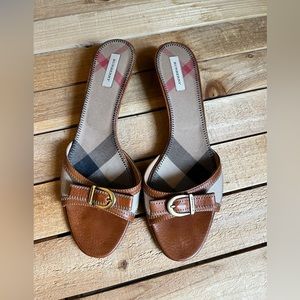 Burberry kitten heels size 39EU 8US
